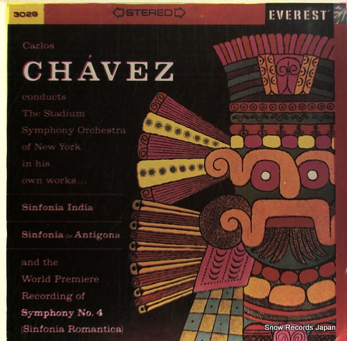 CHAVEZ, CARLOS carlos chavez; sinfonia india, sinfonia de antigona, sinfonia romantica SDBR3029