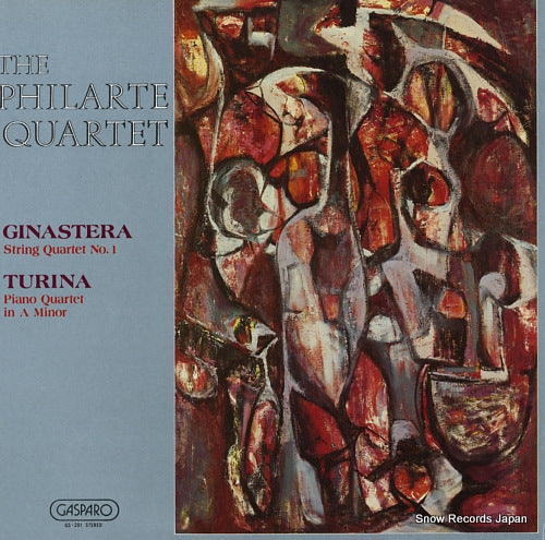 PHILARTE QUARTET, THE ginastera; string quartet no.1 GS-201