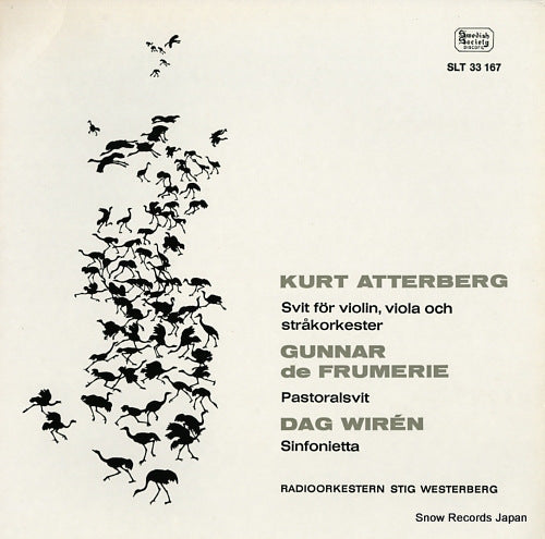 WESTERBERG, STIG kurt atterberg; svit for violin viola och strakorkester SLT33167