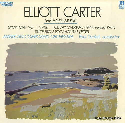 DUNKEL, PAUL elliott carter; the early music CRISD475