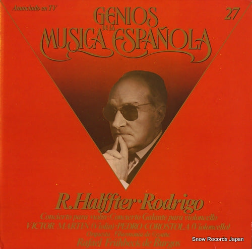 FRUHBECK DE BURGOS, RAFAEL r.halffter rodrigo; concierto galante para violoncello y orchestra GML2027