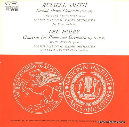 KRENZ, JAN russell smith; second piano concerto CRI214