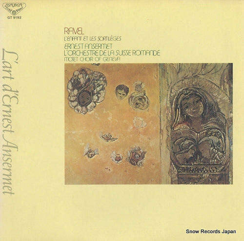 ANSERMET, ERNEST ravel; l'enfant et les sortileges GT9192