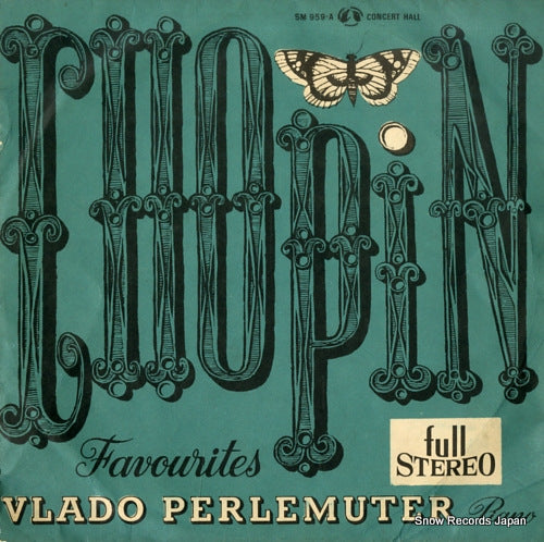 PERLEMUTER, VLADO chopin favourites SM959-A