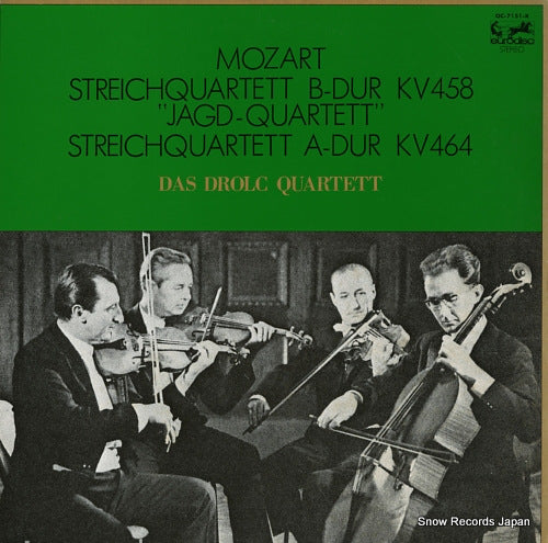 DAS DROLC QUARTETT mozart; streichquartett b-dur kv458 "jagd-quartett" OC-7151-K