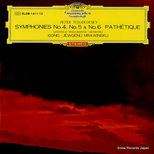 MRAWINSKIJ, JEWGENIJ tchaikovsky; symphonies no.4, no.5 & no.6 "pathetique" SLGM-1411