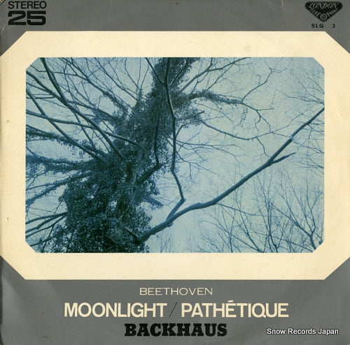 BACKHAUS, WILHELM beethoven; moonlight, pathetique SLG3
