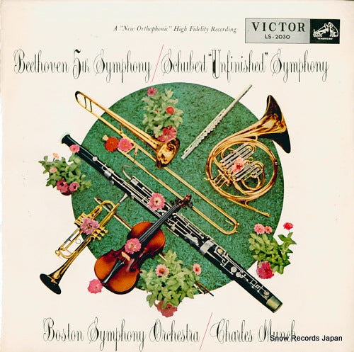 MUNCH, CHARLES beethoven; 5th symphony / schubert; unfinished symphony LS-2030