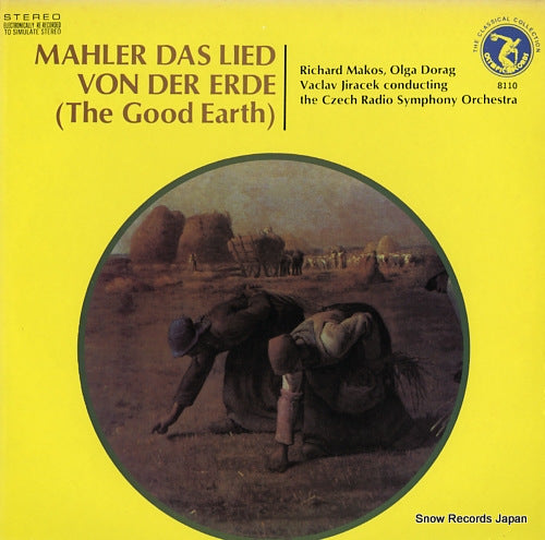 JIRACEK, VACLAV mahler; das lied von der erde (the good earth) OLYMPIC8110