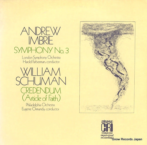 FARBERMAN, HAROLD imbrie; symphony no.3 CRISD308