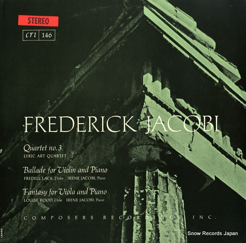 V/A jacobi; string quartet no.3 CRI146