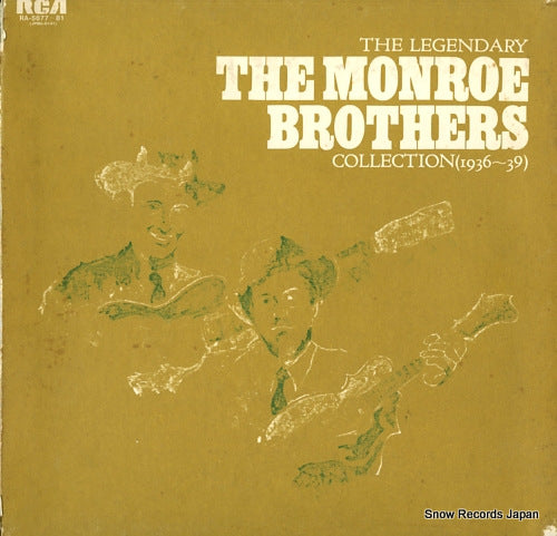 MONROE BROTHERS, THE the legendary the monroe brothers collection (1936-39) RA-5677-81
