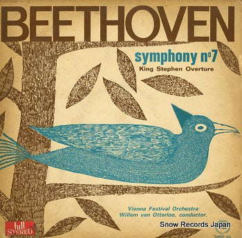 VAN OTTERLOO, WILLEM beethoven; symphony no.7, king stephen overture SM-2283