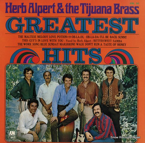 ALPERT, HERB, AND THE TIJUANA BRASS greatest hits AML60