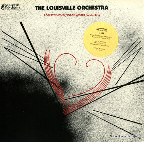 LOUISVILLE ORCHESTRA malipiero; notturno di canti e balli L-664 / LOU-664