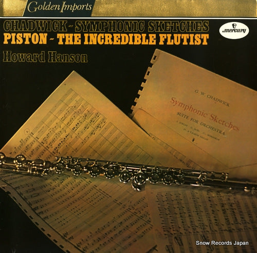 HANSON, HOWARD chadwick; symphonic sketches suite for orchestra(beginning) SRI75050