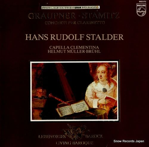 STALDER, HANS RUDOLF graupner / stamitz; concerti per clarinetto 9502072