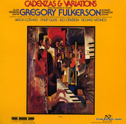 FULKERSON, GREGORY cadenzas and variations NW313