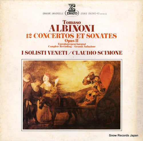 SCIMONE, CLAUDIO albinoni; concertos et sonates opus 2 ERX-2442-43