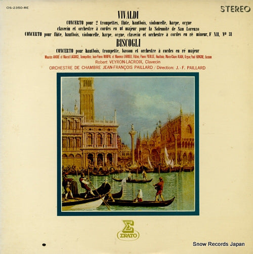 PAILLARD, JEAN-FRANCOIS vivaldi; concertos / biscogli; concerto OS-2350-RE