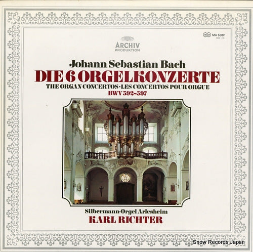 RICHTER, KARL bach; the organ concertos bwv 592-597 MA5081