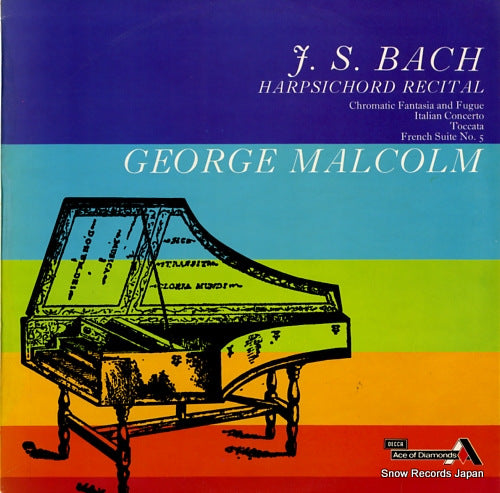 MALCOLM, GEORGE bach harpsichord recital SDD272