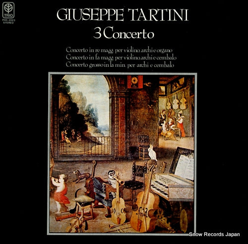 GULLI, FRANCO giuseppe tartini; 3 concerto PAC-2023