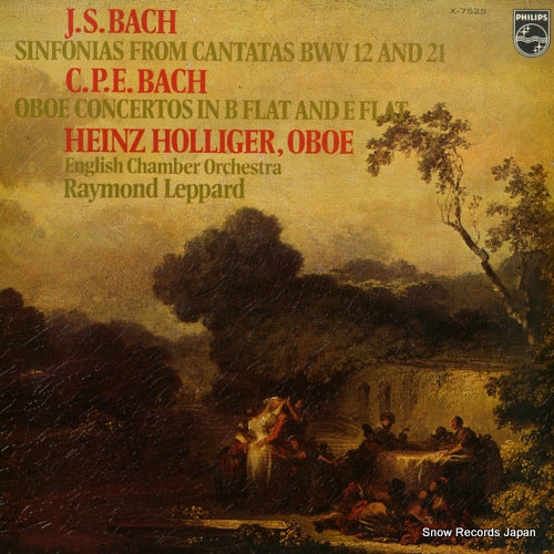 HOLLIGER, HEINZ bach; sinfonias from cantatas bwv 12 and 21 X-7525