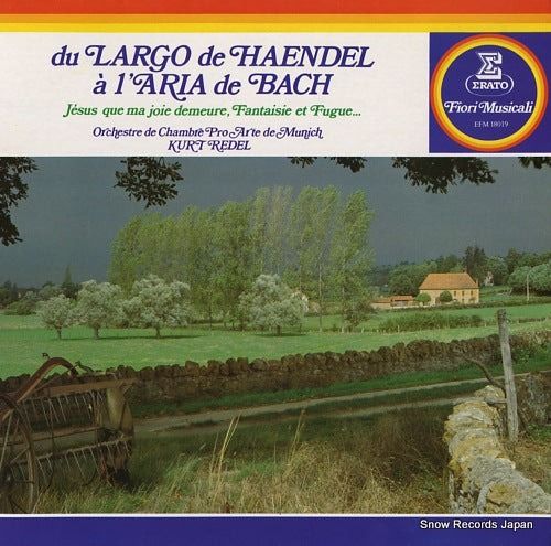 REDEL, KURT du largo de haendel a l'aria de bach EFM18019