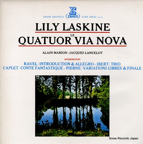 LASKINE, LILY ravel; introductionet allegro pour harpe ERA-2154