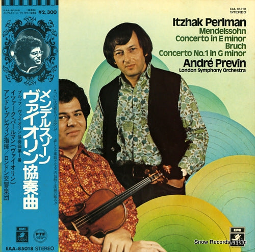 PERLMAN, ITZHAK mendelssohn; concerto in e minor EAA-85018