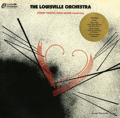 LOUISVILLE ORCHESTRA toch; jephta rhapsodic poem(symphony no.5) LS-661
