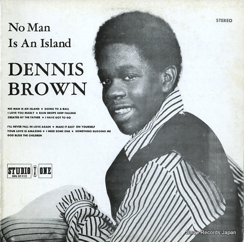 BROWN, DENNIS no man is an island SOL01112