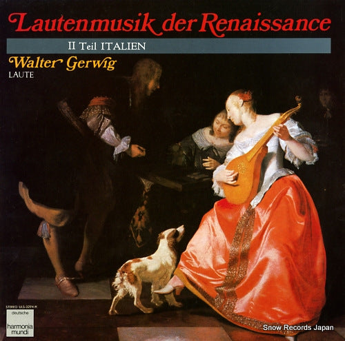 GERWIG, WALTER lautenmusik der renaissance ii teil italien ULS-3294-H