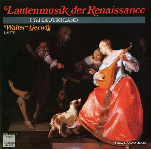 GERWIG, WALTER lautenmusik der renaissance i teil deutschland ULS-3293-H