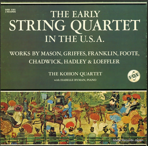 KOHON QUARTET, THE the early string quartet in th usa SVBX5301