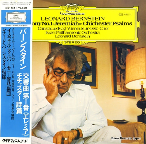 BERNSTEIN, LEONARD bernstein; symphony no.1 "jeremiah" MG1151