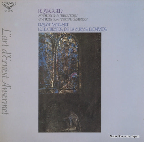 ANSERMET, ERNEST honegger; symphony no.3 "liturgique" GT9249