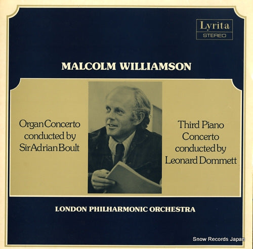 WILLIAMSON, MALCOLM williamson; concerto for organ and orchestra SRCS.79