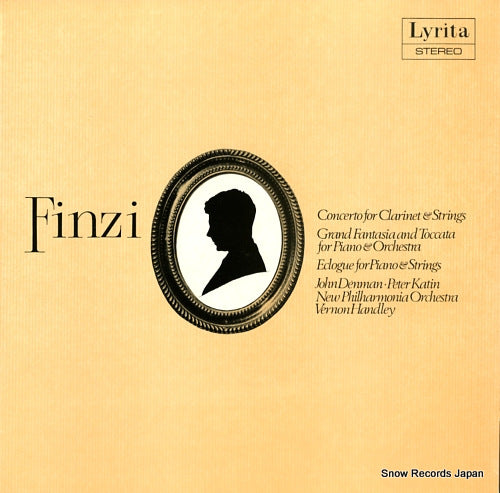 HANDLEY, VERNON finzi; concerto for clarinet & string orchestra op.31 SRCS.92