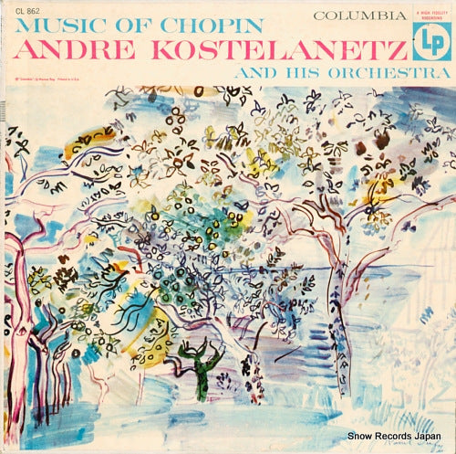 KOSTELANETZ, ANDRE music of chopin CL862