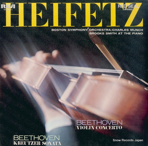 HEIFETZ, JASCHA beethoven; violoin concerto, kreutzer SRA-2061