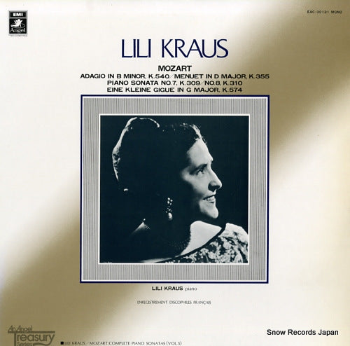KRAUS, LILI mozart; adagio in b minor k.540 EAC-30131