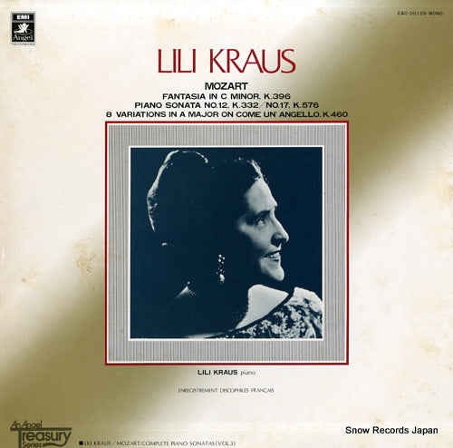 KRAUS, LILI mozart; fantasia in c minor k.396 EAC-30129
