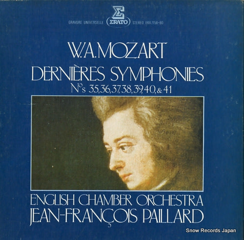 PAILLARD, JEAN-FRANCOIS mozart; dernieres symphonies ERX7158-60