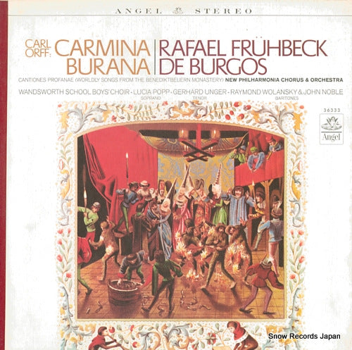 FRUHBECK DE BURGOS, RAFAEL carl orff; carmina burana ANGEL36333