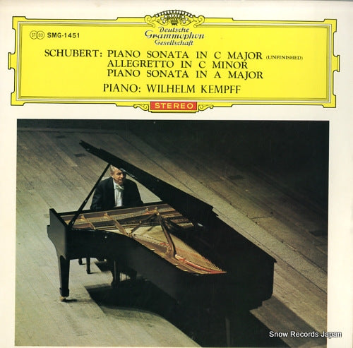 KEMPFF, WILHELM schubert; piano sonata in c major / a major SMG-1451