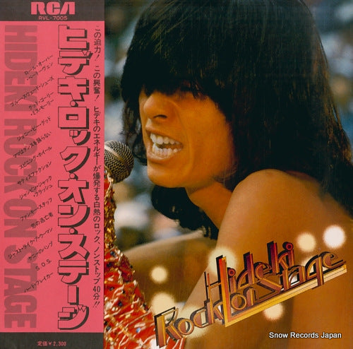 SAIJO, HIDEKI hideki rock on stage RVL-7005