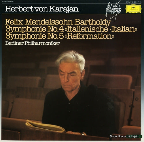 KARAJAN, HERBERT VON mendelssohn; symphony nr.4 a-dur op.90 "italienische" 2543511