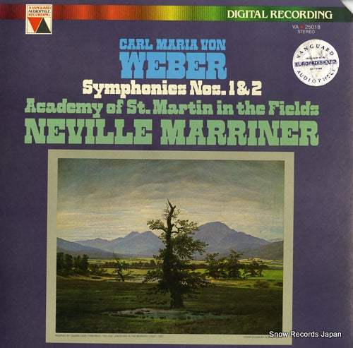 MARRINER, NEVILLE weber; symphonies nos.1&2 VA25018